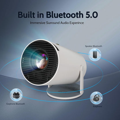 Full HD Mini Portable Projector Theater Pro (With Built-in Apps)