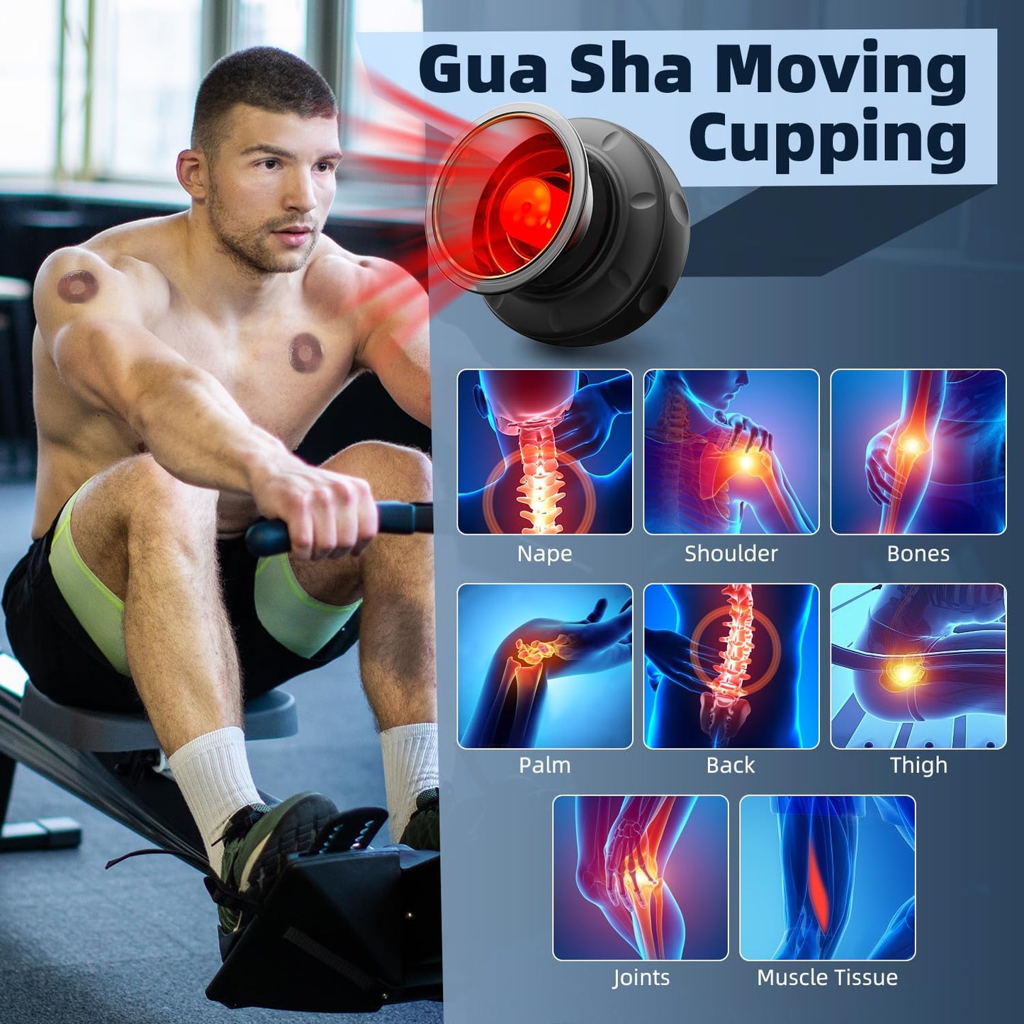 REVO The Original 5-in-1 Smart Cupping Therapy Massager