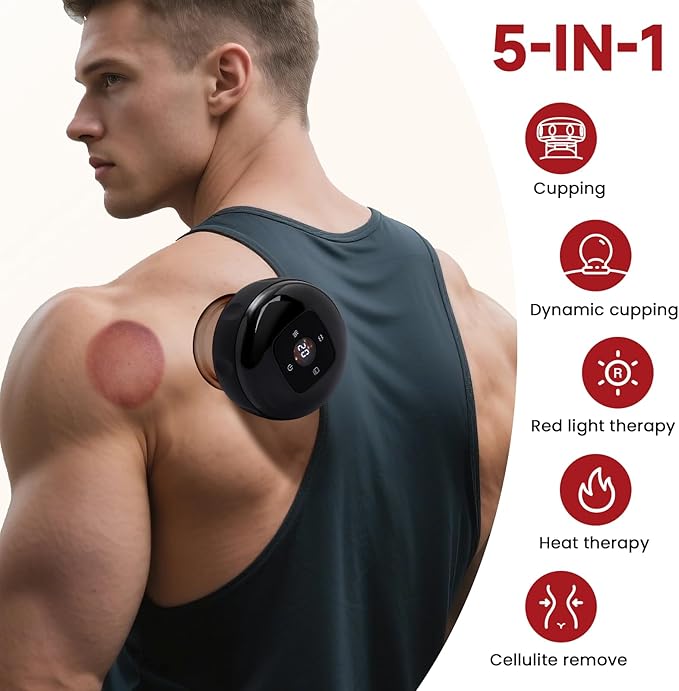 REVO The Original 5-in-1 Smart Cupping Therapy Massager