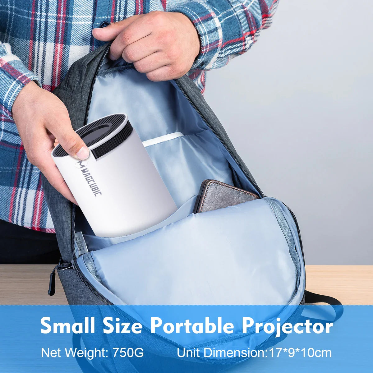 Full HD Mini Portable Projector Theater Pro (With Built-in Apps)